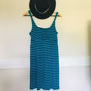 🤩3 FOR 20🤩 Two tone blue stripe cotton dress